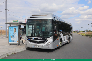 Volvo Hybride sur la ligne 480 d'Athis-Mons